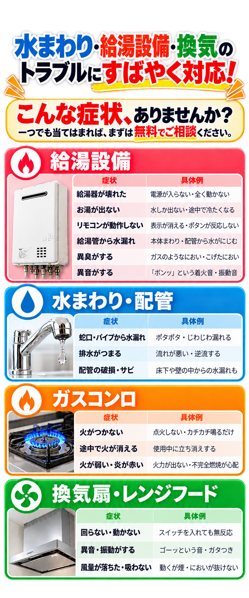 こんな症状ありませんか？